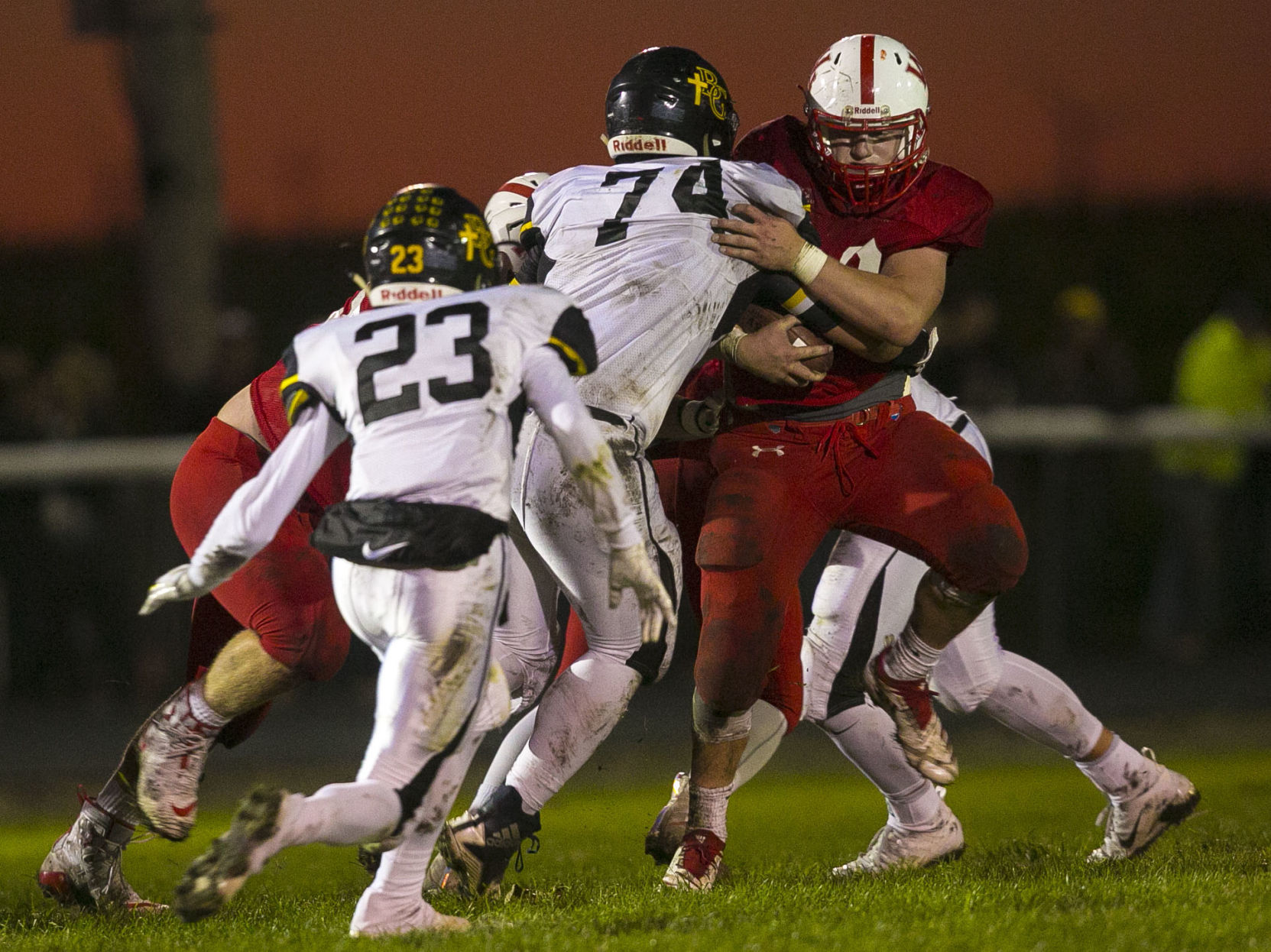 Fball Bishop Garrigan vs. West Hancock 20